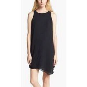 Elizabeth And James 100% Silk Sleeveless Mini Women's Dress Black (Size XS)